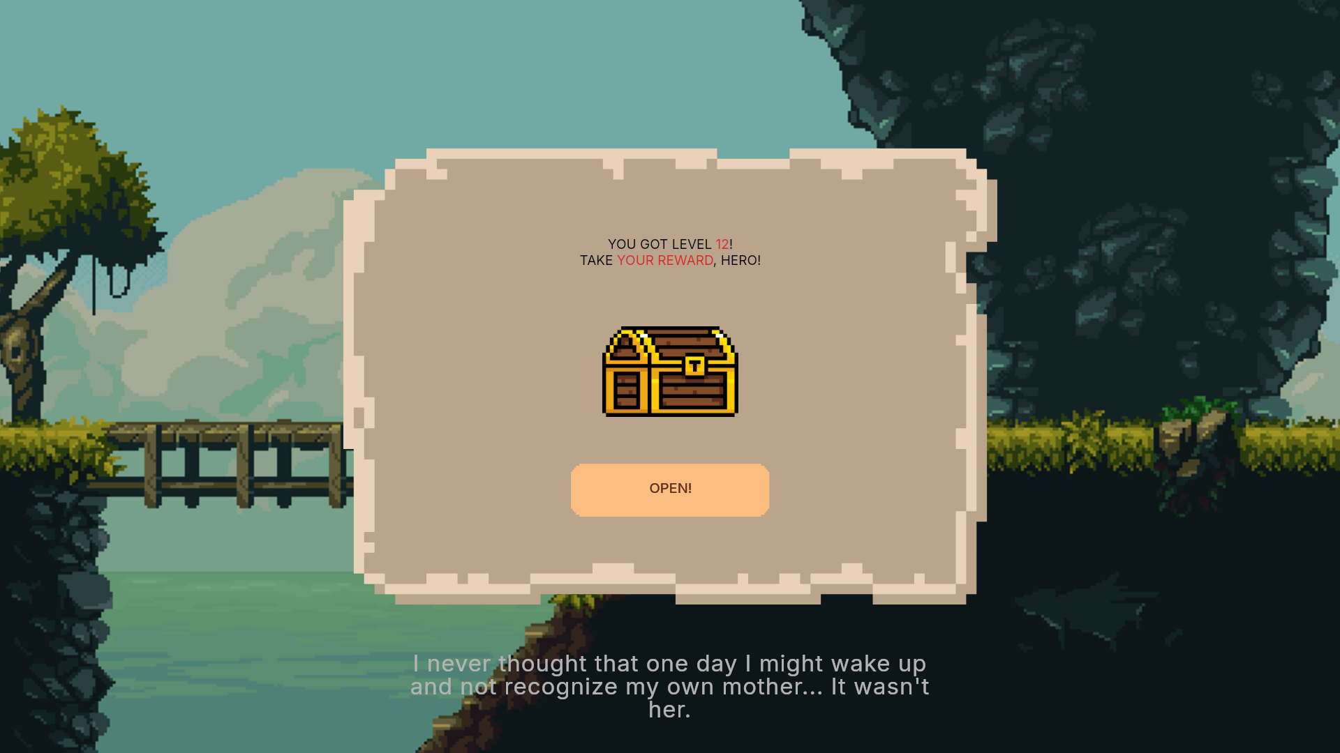 Original pixel-art game UI board